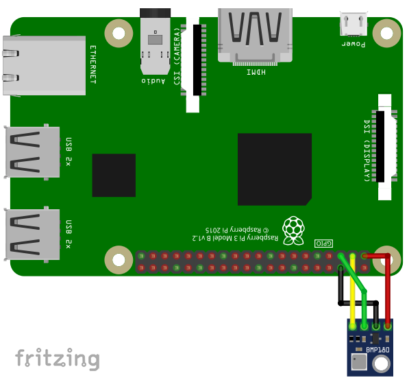 Wiring BMP180
