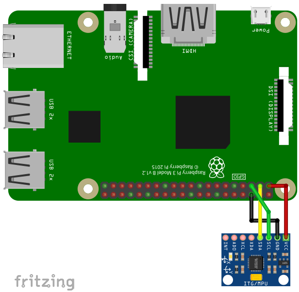 Wiring MPU6050